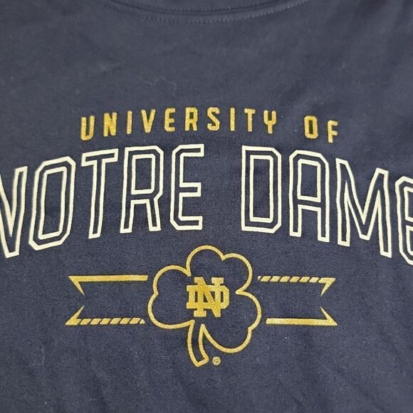 Under Armour Youth Notre Dame T-Shirt Size Large - Picture 2 of 6